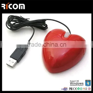 OEM Optical Mouse Heart Shape Mouse With Custom Logo MO7009 thumbnail-4