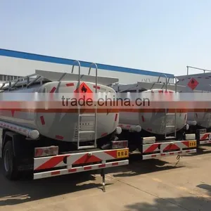 2 Axles Mini Petrol Tanker for Sale 8cbm Diesel Type Fuel Tank Truck Dongfeng Used Oil Trucks thumbnail-3