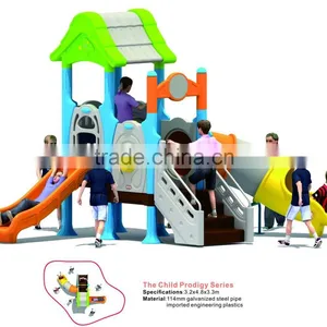 Wooden New Outdoor Plastic Playground Guangzhou Factory Safe Equipment thumbnail-1