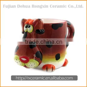 Cartoon Animal Hand-painted 3D Wholesale Ceramic Mugs uk thumbnail-1