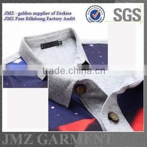 OEM New Design 3d Printing Mens Polo t Shirts thumbnail-3