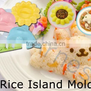 Kitchen Hand Tool Children Gift Curry Powder Curry and Rice Bowl Rice Mold Japanese Kitchenware Rice Island Mold thumbnail-1