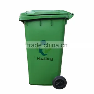 Factory Price !!! Top Quality Outdoor 240 Liter Plastic Waste Bin With Wheels thumbnail-5