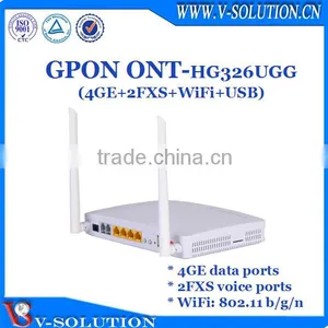 4LAN+2POTS+WiFi+USB GPON ONT GPON ONU Home Gateway Support IPTV/VoIP/PPPoE for FTTH Smart Home Solution thumbnail-2