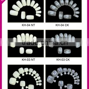 New Arrival Salon DIY False Nail Tips 10sizes 500pcs Plain False Nails thumbnail-1