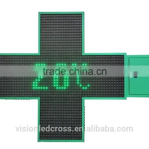 Outdoor LED Pharmacy Green Cross Display Sign thumbnail-4