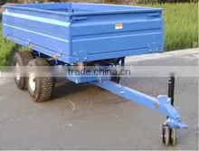 Four Wheel Farm Flat Pack Trailers,flatbed Semi Trailer for Tractor Used,transporter for Agriculture Wood Forest Trailer thumbnail-2