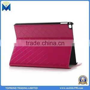 New Arrival Argyle Smart Book Style Wallet Leather Case for IPad Air 2 thumbnail-5