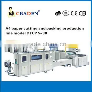 High Speed Roll Copy Copy Paper Cutting and Packing Machine Production Paper Cutting Packing Machine Model DTCP 5-30 thumbnail-6