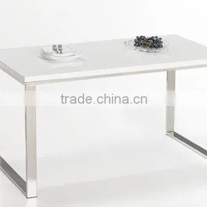 Thickness 20mm Natual Marble Inlay Dining Metal Table thumbnail-6