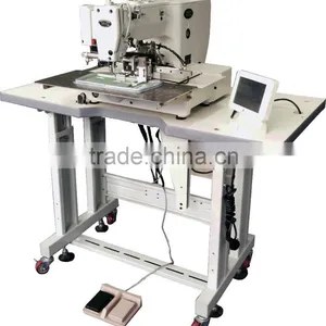 Computer Attaching Logo Sewing Machine With Auto Slide Device thumbnail-1