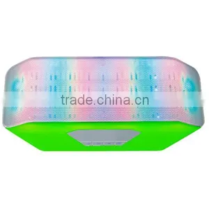 Mini fm Bluetooth Speaker, Cafini Bluetooth Speaker 2016 Hot Sale, USB TF Speaker With Colorful Lamp thumbnail-4