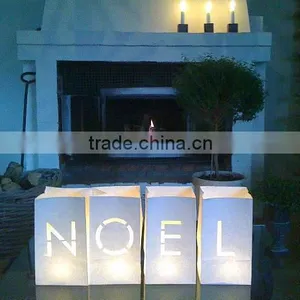 Cheap Wholesale Original Paper Bag Alphebet Noel Lanterns thumbnail-1