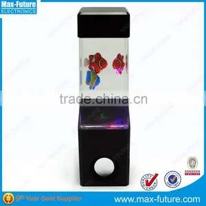 2015 New Products LED Flashing Speaker,Colorful Changing Water Dancing Jellyfish LED Lamp Speaker) thumbnail-1