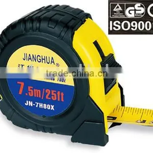 Top Selling Customized Logo Professional 5 Meter Metric Steel Measuring Tape, Round Tape Measure With Rubber Caoted thumbnail-1