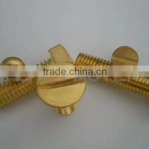 Brass Slotted Headless Screw or Bolt thumbnail-1