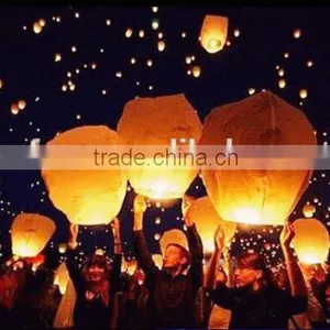 Sky Lanterns Paper Fire Candle / Flying Party Lamp / Fly Papaer Lantern thumbnail-3