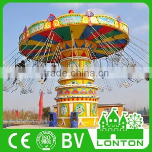 Thrill Outdoor Sky Chair Game Fairground Rides Electric Swing Carousel Chair For Sale thumbnail-2