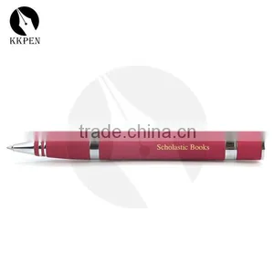 KKPEN Fashion Popular Red Rubber Ink Ball Pen thumbnail-3