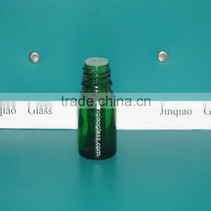 10ml Green Essential Oil Bottle W/dropper thumbnail-1