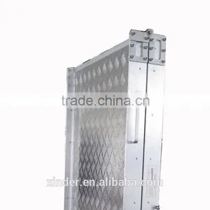 BMWR-3 350kg Aluminm Platform Folding Manual Wheelchair Ramp for Van thumbnail-3