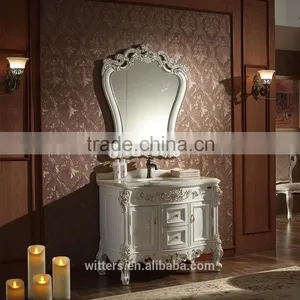 2016 Latest Design Modern European White Luxury Bathroom Cabinet Furniture WTS1610B thumbnail-1