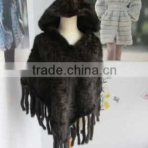 Wholesale Women's Mink Fur Cape MKS1 thumbnail-1