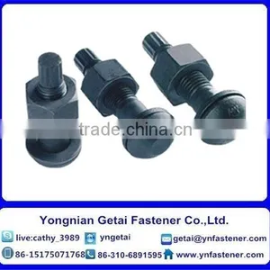 Sets of Torshear Type High Strength Bolt Hexagon Nuts and Plain Washer for Steel Structures thumbnail-1