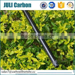 Juli Professional Supplier High Strenght Custom 3k Gloss Carbon Fiber Tube/pipe , Carbon Fiber Tube Fittings thumbnail-1