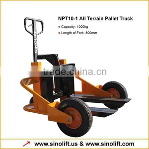 NPT Outdoor Terrain Pallet Truck With CE Certificate thumbnail-1