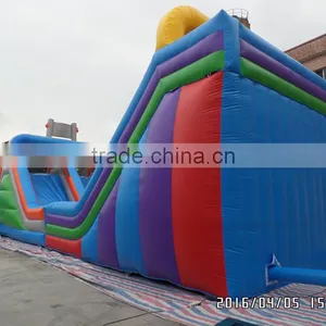 Large Inflatable Bouncer Castle and Slide Combo,huge Inflatable Obstacle Course thumbnail-6