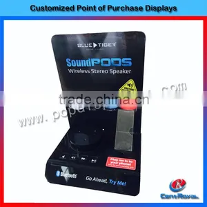China Supplier Custom Counter Acrylic Speakers Display Rack thumbnail-1