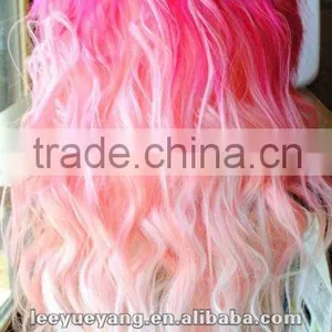 2014 New Fashion Red and Pink Ombre Wig thumbnail-1
