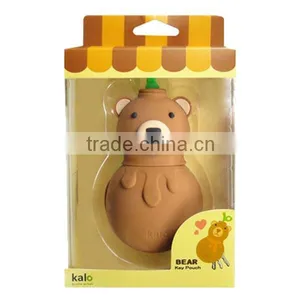Chocolate Bear Shape Silicone Key Pouch,key Chain,key Holder thumbnail-6