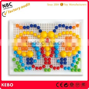 Plastic Edcational Mushroom Nail Toys for Kids thumbnail-3