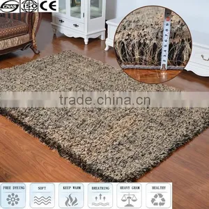 2016 Hot Sale Black Golden Thinker Shaggy Carpet Carpet Underlay Hotel Carpet thumbnail-1