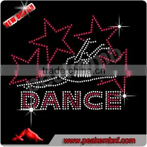 2015 New Design Iron On Rhinestone Dance Appliques thumbnail-1