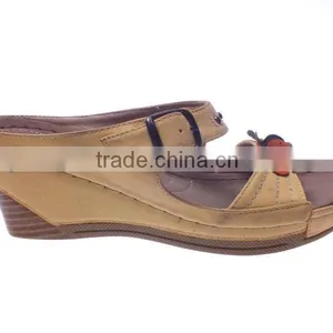 Sandals Women 2014 Mid Heel Wedge Comfortable Sole Slippers thumbnail-1