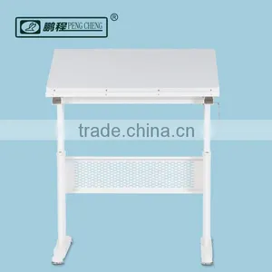 Modern Manual Hand Crank Wood Drafting Desk thumbnail-2