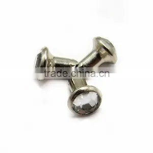 6mm Fashion Rhinstone White Stone Rivet thumbnail-6