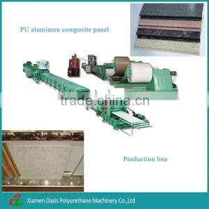 New Polyurethane Aluminum Sandwich Panel Making Machine Price, Interior Insulation Composite Panel Production Line. thumbnail-1