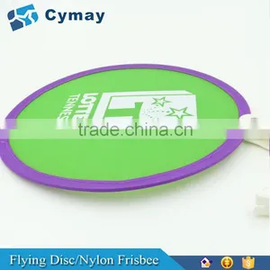 Custom Small Folding Cloth Frisbee Fabric Soft Frisbee thumbnail-1