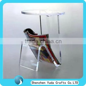 Living Room Clear Coffee Table PMMA Cocktail Table Acrylic Side Table thumbnail-4