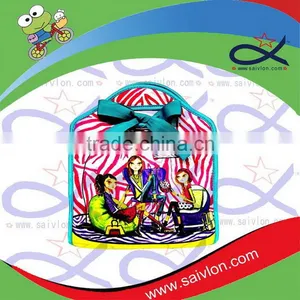 Cartoon Print Picnic Insulated Cooler Lunch Tote Bag thumbnail-5