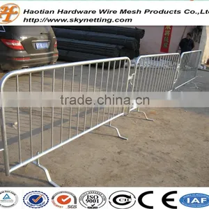 1.5"(38mmOD) Frame Pipe 1.1m Highx2.15m Wide Hot Dipped Galvanized Steel Metal Traffic Safety and Crowd Control Barrier thumbnail-6