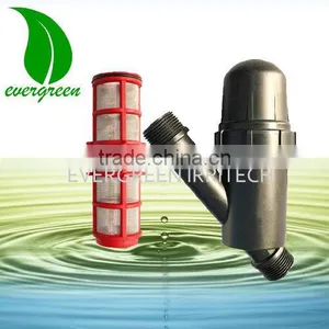 3/4" Farm Irrigation Water Supply System Plastic 120 Mesh Screen Water Filter thumbnail-1