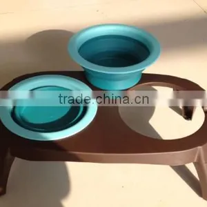 Double Pet Food and Water Bowl thumbnail-1