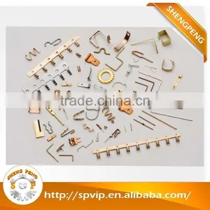 Competitively Priced Multi-Slides Press Metal Stamping Parts for Clips, Flat Springs, Battery Contacts thumbnail-1