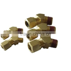 979 45 Male Elbow,Air Brake Fittings for Nylon Tube,Brass Valve thumbnail-2