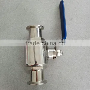 Hot Sale 3 Inch Stainless Steel 304 Food Grade Sanitary Ball Valve thumbnail-1